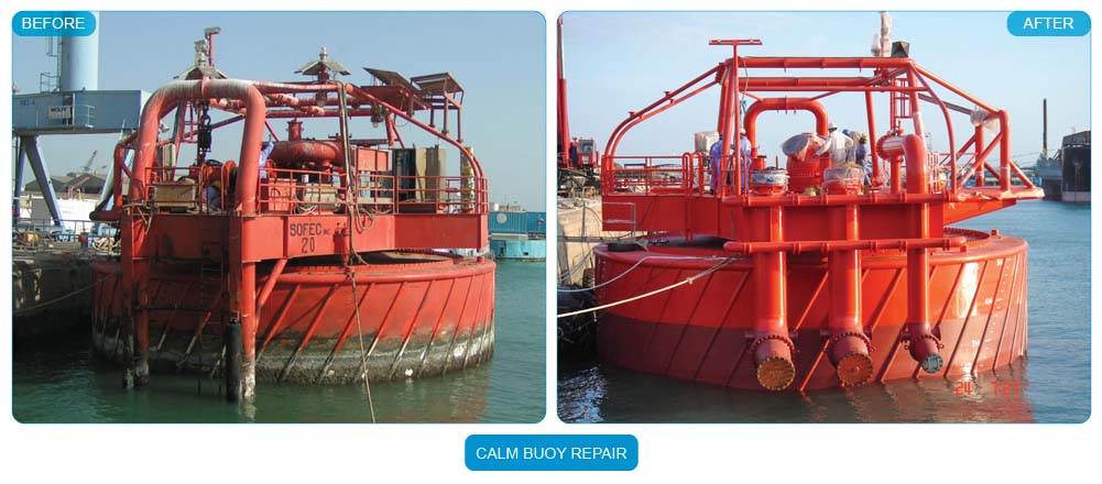 Calm buoy repair